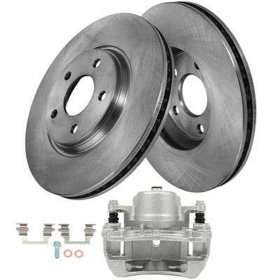 For 2004 - 2011 2012 CHEVROLET MALIBU Front Pair Rotors Left Brake Calipers Foto 1 de 4