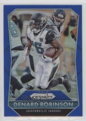 2015 Panini Prizm Blue Prizm Denard Robinson #178 - Image 1 of 2