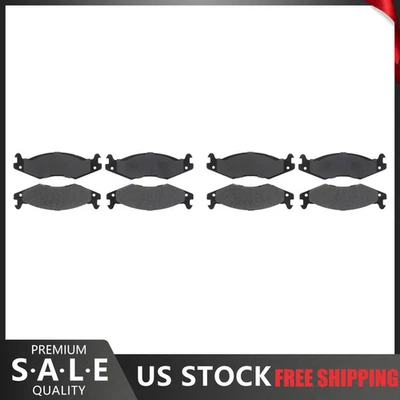 For 1995 1994 1993 1992 AM General Hummer Front & Rear Truck Metallic Brake Pads - Image 1 of 3