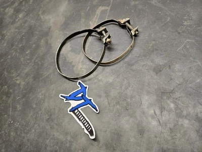 1985 Honda ATC 250SX Swingarm Boot Clamp Pair OEM Used Factory 86 87 ATC250SX  - Image 1 of 4