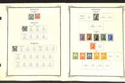 Honduras Stamp Collection on 24 Scott Specialty Pages, 1865-1946 (BB) - Image 1 of 4