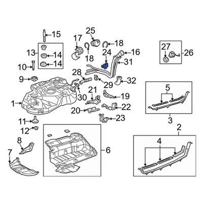 For Toyota RAV4 2001-2005 Toyota 9046037003 Upper Fuel Filler Hose Clamp - Изображение 1 из 4