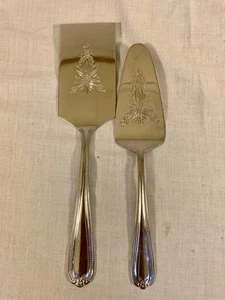 2 piezas Temp-Tations Tara ~ JUEGO PARA SERVIR PASTELES 18/10 cubiertos de acero inoxidable cuentas del viejo mundo - Imagen 1 de 6