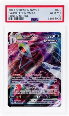 Pokémon TCG Inteleon VMAX 079/264 Sword & Shield 2021 PSA 10 - Image 1 of 2