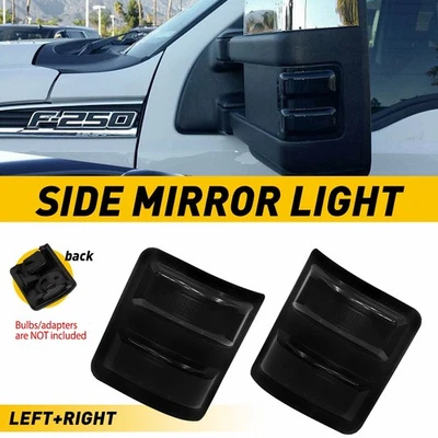 2X Carcasas de luz de señal de espejo retrovisor lateral para Ford F150 Lincoln Mark LT 2013-2014 nuevas Foto 1 de 4