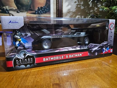 Jada Toys Batman Animated Series Batman And Batmobile 1:24 Scale  Diecast - Image 1 of 3