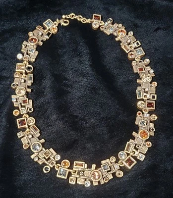 Collar Patricia Locke Colección Viena Chapado en Oro 24k Pesado 18" 2013 LEER Foto 1 de 4