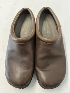 Damen Merrell Encore Nova 2 Bracken Braun Leder Slipper Pantoletten Clogs 10,5 /42 - Bild 1 von 10