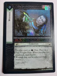 LOTR TCG Two Towers WOUNDED 4R215 FOIL LP - Picture 1 of 1