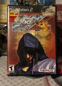 Tekken 4 per Sony PlayStation 2 PS2 etichetta nera TESTATO funzionante pulito spedizione veloce - Foto 1 di 4