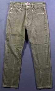 Levi's Jeans Herren 30x32 aktuell 28x28,5 Armeegrün 501 Knopfleiste gerades Bein *re - Bild 1 von 17