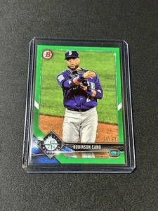 Robinson Cano #63 2018 Bowman Green # 25/99 TC1 - Picture 1 of 2