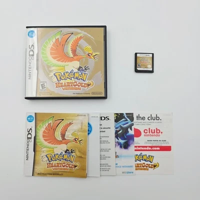 Nintendo Pokémon HeartGold Version NTR-IPKE-USA Nintendo DS Game CIB - Image 1 of 4