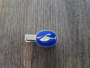 Vintage Rare Bell Helicopter Jet Ranger  Tie Clip Pin Tack - Picture 1 of 2