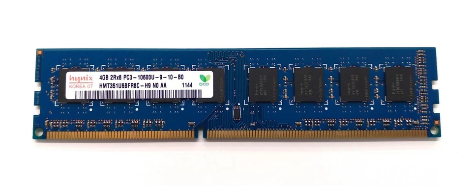 Memory Module Hynix HMT351U6BFR8C-H9 4 GB Memory Module - 2Rx8 - PC3-10600U - - Image 1 of 1