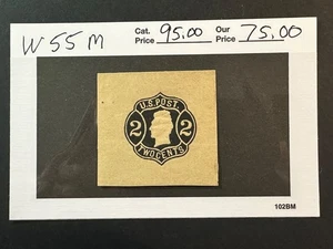 US Scott # W 55 Mint Cut Square 2024 Scott Catalogue Value $ 95.00 - Picture 1 of 3