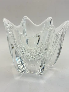 Orrefors Lead Crystal Belle Tulip Bowl / Tealight Jan Johansson 4”10cm Swedish - Picture 1 of 8