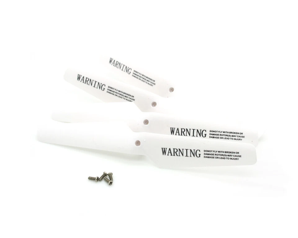 4x Ersatz Propeller Rotorblätter Blade Weiß für SK 90 Drohne Quadrocopter | NEU - Bild 1 von 1