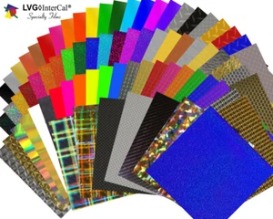 7 Sheets 12" X 12"- LVG Specialty Craft & Hobby Cutting Vinyl - *80 Choices* - Picture 1 of 2