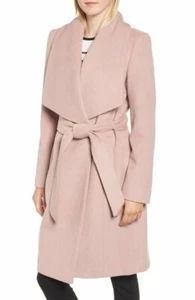COLE HAAN Signature Plus Size Womens Slick Wool Blend Wrap coat,UK Size XL 18-20 - Picture 1 of 6