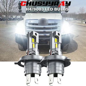 For Hino 145 165 185 258 268 338 H4 LED Headlights High/Low Beam 2X 9003 Bulbs - Picture 1 of 13