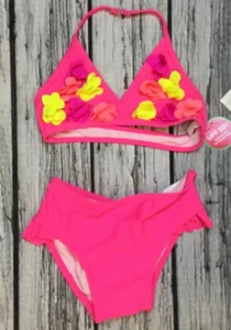 The Childrens Place Girls 18-24 Months Pink Bikini Swimsuit. Nwt - Picture 1 of 2