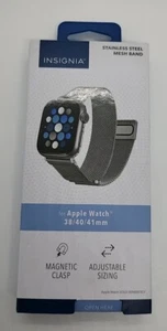 NEW Apple Watch Band Silver Stainless Steel Mesh 38/40/41 mm ALL SERIES 6 7 8 9  - Picture 1 of 5