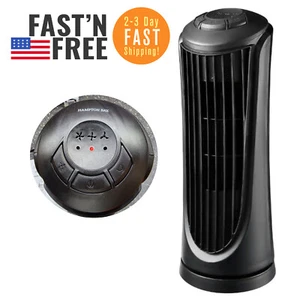 Mini 14 Inch Portable Oscillating Tower Fan For Desk Small Room Office Bedroom - Picture 1 of 9