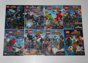 Lego ® Lot de 8 Petits Magazine Papier Super Heroes Collector 12 X 17 CM 5 Pages - Picture 1 of 1