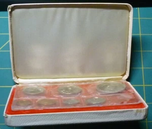 1973 COOK ISLANDS - OFFICIAL PROOF SET (7) - SEALED in RARE ORIG. BOX - BEAUTY! - Picture 1 of 15