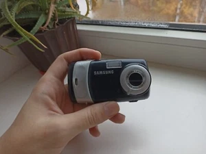 š„Samsung Digimax A402 Black 4.0MP digital compact cameraš„WORKing FULL Setš„ - Picture 1 of 7