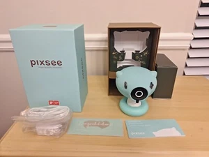 Monitor inteligente para bebé Pixsee Play con cámara y audio WiFi vinculado a IA a juguetes blandos - Imagen 1 de 10