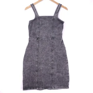 Art Class Acid Wash Denim Overall Dress Junior XXL Casual Y2K Grunge Casual Core - Picture 1 of 7