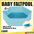 Składany basen dla dzieci od 12 miesięcy | Basen | brodzik dla dziecka | 86 x 24 cm