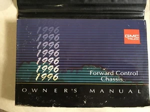 GMC 1996 LIGHT DUTY P MODEL FORWARD CONTROL CHASSIS OWNER'S MANUAL - Imagen 1 de 6