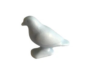 Playmobil Miniature Blue dove with close wings - Blue Pigeon Bird - C46 - Picture 1 of 2