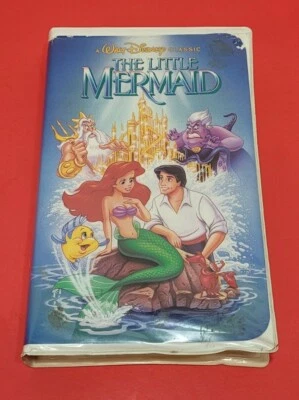 Disney The Little Mermaid VHS Banned Cover Art Black Diamond RARE NEW ORIGINAL  - Image 1 of 4