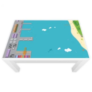 Lámina de juego para mesa LACK grande puerto e isla (muebles no incluidos) - Imagen 1 de 6