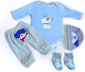 Reborn Baby Doll Clothes for 17-22 Inch Newborn Baby Doll Boy Baby Doll Cloth... - Picture 1 of 6