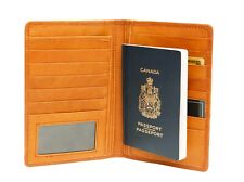 ASHLIN® DESIGNER | Passport Wallet 13 Card Pockets + ID Sections 100% Leather 