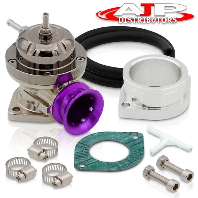 Universal Boost Turbo Type Rs Bov Blow Off Valve Gunmetal/Purple 25Psi Foto 1 de 4