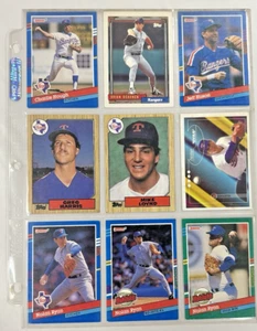 Texas Rangers MLB Baseball Cards Collection - Nolan Ryan, Charlie Hough, Sierra - Picture 1 of 12