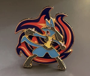 Pokemon Lucario Vstar Metal Pin Badge From Lucario VSTAR Premium Collection - Picture 1 of 3