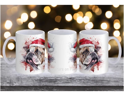 Taza de café temática Bulldog 15 oz, ELECCIÓN, personalizada, perro, regalo, Navidad, envío GRATIS Foto 1 de 4
