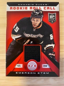 2013-14 Panini Totally Certified Rookie Roll Call Jersey Red #RR-EE Emerson Etem