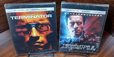 The Terminator 1984 + Terminator 2 Judgement Day (4K)-NEW(Sealed)-Free Shipping! - Image 1 of 4