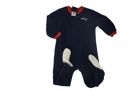 Outerstuff Infant New England Patriots Footed Pajama New 18 Months Cover