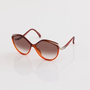 New Rare Vintage Christian Dior CD 2280 Sunglasses C. 10 Carnelian Brown Germany - Picture 1 of 12