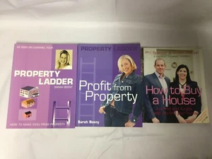 3x Buying Property Books Sarah Beeny How To Buy A House Profit From Property - Picture 1 of 3