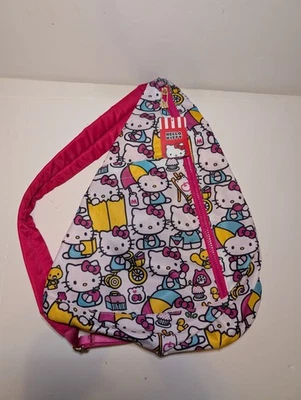 Sanrio HELLO KITTY Sling Crossbody Backpack Bag New 2024 Bioworld School Bag  - Image 1 of 4